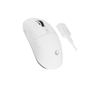 Miš gaming RAMPAGE Zenith Bt Wired 2.4g White Wireless Paw3395 Nordic 52833 MCU, 41652
