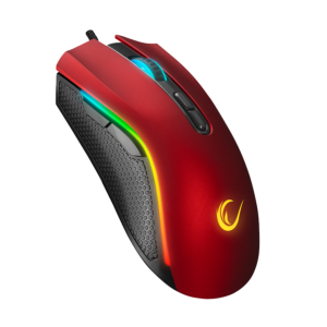 Miš gaming RAMPAGE SMX-R44 V2 Macrol Red 2800 DPI RGB LED 80 Million Huano Switch Gaming Player Mouse, 41490