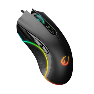 Miš gaming RAMPAGE SMX-R22 PhoenIX V2 Black, 7 key RGB 12800DPI, 31393