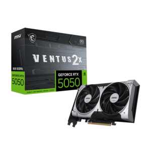 VGA MSI GeForce RTX 5050 VENTUS 2X OC 8G Graphics Card w/ HDMI, Triple DP