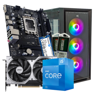 GNC GAMER OMEGA H610 i5-12400F 16GB DDR4 SSD 500 GB RTX 5050 8 GB GAMING KUCISTE NO-OS G2Y