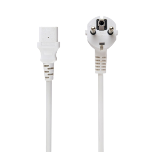 Napojni kabl, PC-186W-VDE, white GEMBIRD, 1,8m