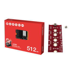 SSD ADATA XPG 512GB PCIE 2230 GEN 4 SGAMMIXS55-512G-C 5000/3800Mbps + RISER Adapter SSD M.2 2230 na 2280