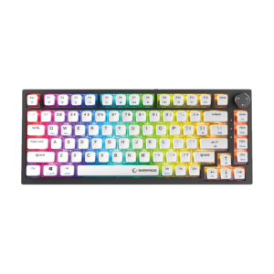 Tastatura gaming RAMPAGE ZENITH PRO Black Hot Swap 8000 Hz Gasket Magnetic RGB Rapid Trigger Gateron Switch US Layout English Dye-Sub PBT, 42761