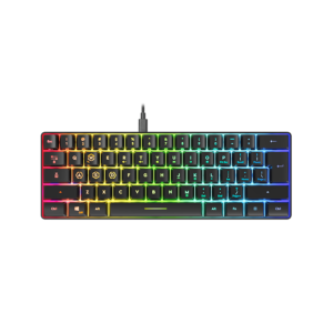 Tastatura SPEEDLINK LETOS RGB 60% Gaming Keyboard, black - US layout, SL-670014-BK-US