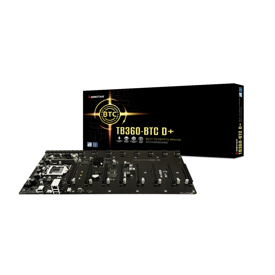 MB BIOSTAR TB360-BTC D+, Intel B360, Socket 1151, GbE