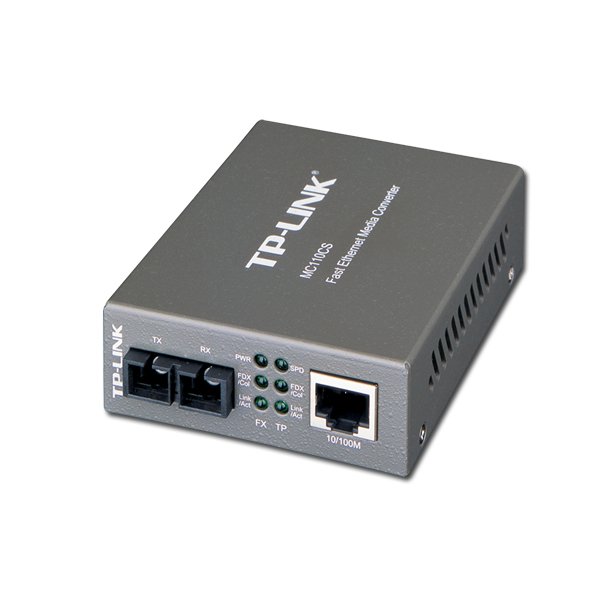 Media Filter TP-Link MC110CS, 10/100Mbps RJ45 to 100Mbps single-mode SC fiber Converter, Full-duplex,up to 20Km, switching power adapter, chassis mountable - Image 3