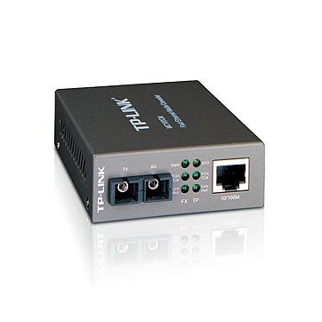 Media Filter TP-Link MC100CM, 10/100Mbps RJ45 to 100Mbps multi-mode SC fiber Converter, Full-duplex,up to 2Km, switching power adapter, chassis mountable - Image 3