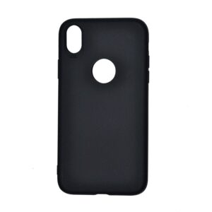 RUBBER XR CRNA SILIKON IPHONE PLATOON