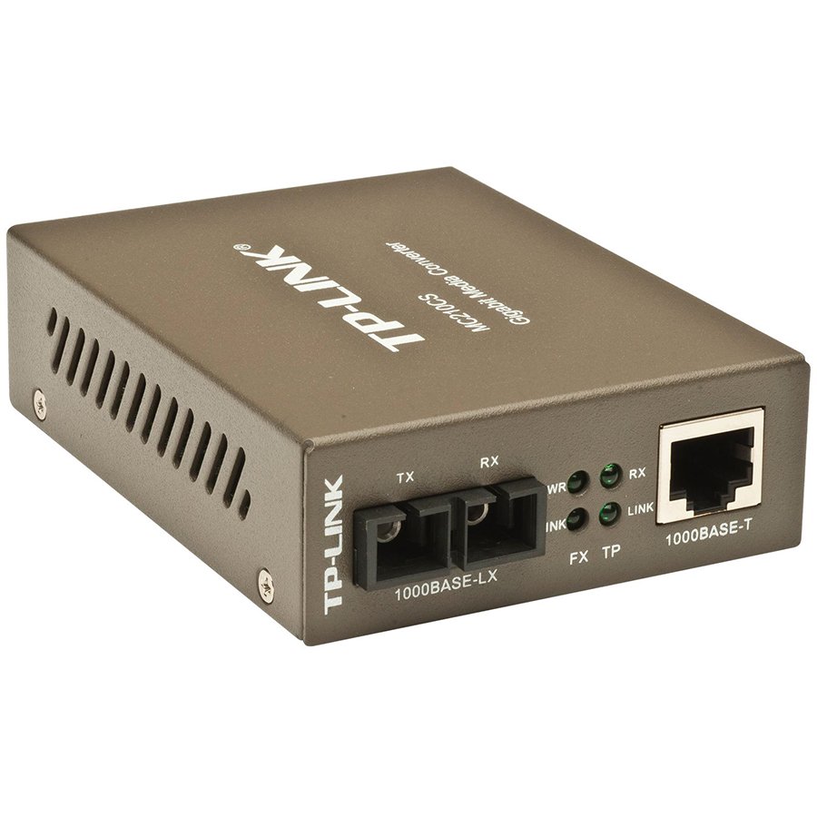 Media Filter TP-Link MC210CS, 1000Mbps RJ45 to 1000Mbps single-mode SC fiber Converter, Full-duplex,up to 15Km, switching power adapter, chassis mountable - Image 2