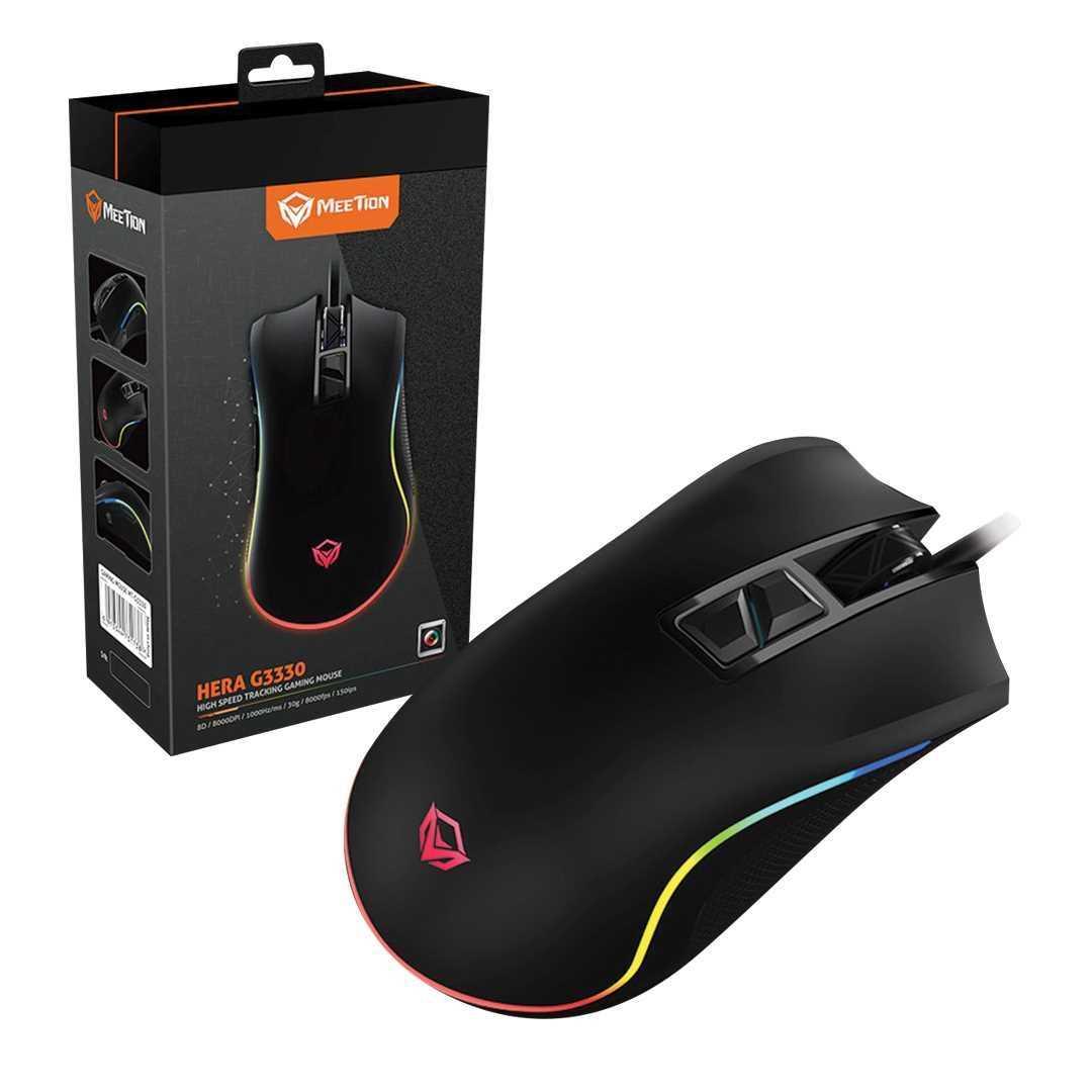 MEETION MT-G3330 GAMING MIS CRNI