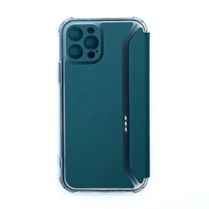 MODERN 12 PRO FLIP TAMNO ZELENA IPHONE FUTROLA