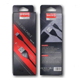 BRZI USB DATA KABAL WCA-05 IPHONE 2,4A 1M CRNA WEWO