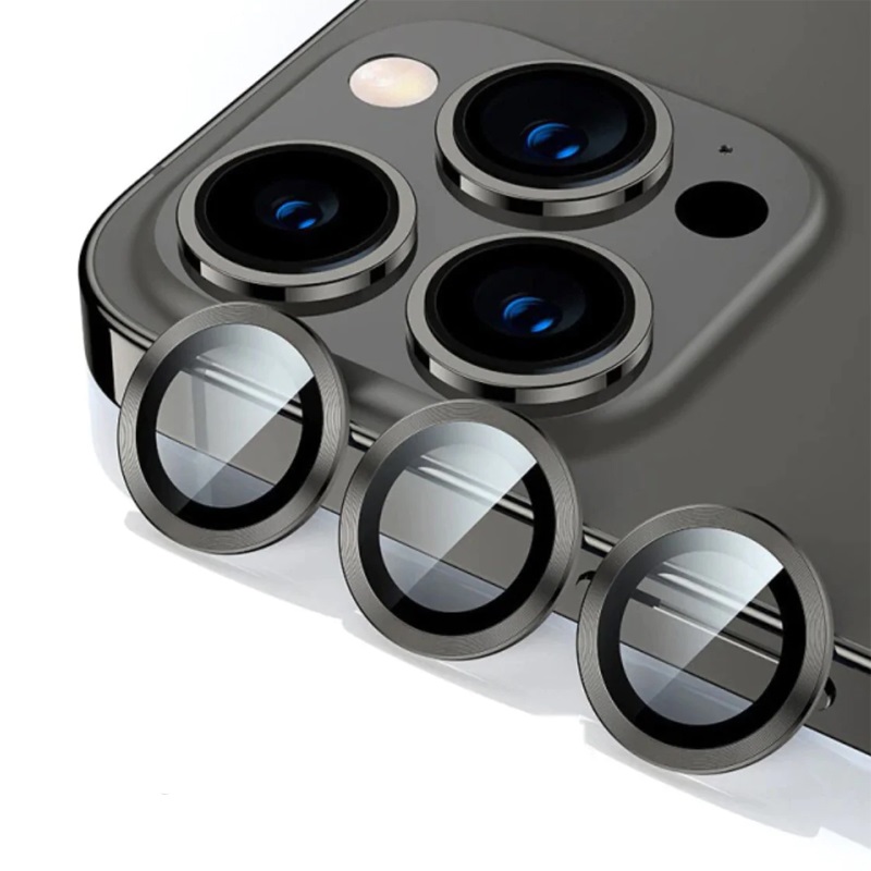 KAMERA STAKLO 14-14 MAX METAL CRNA IPHONE