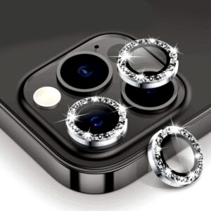 KAMERA STAKLO 13-13 MINI DIAMOND CRNA IPHONE