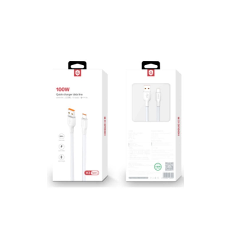 USB DATA KABAL 100W 1M H3 LIGHTNING HOGUO