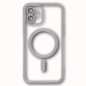 MAGSAFE SILIKON IPHONE 12 SREBRENA SA ZASTITOM KAMERE