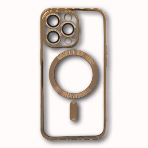 MAGSAFE SILIKON IPHONE 13 PRO ZLATNA SA ZASTITOM KAMERE