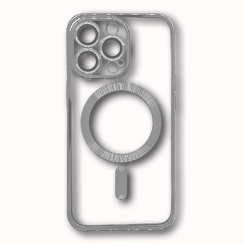 MAGSAFE SILIKON IPHONE 13 PRO SREBRENA SA ZASTITOM KAMERE