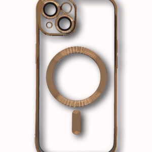 MAGSAFE SILIKON IPHONE 14 ZLATNA SA ZASTITOM KAMERE