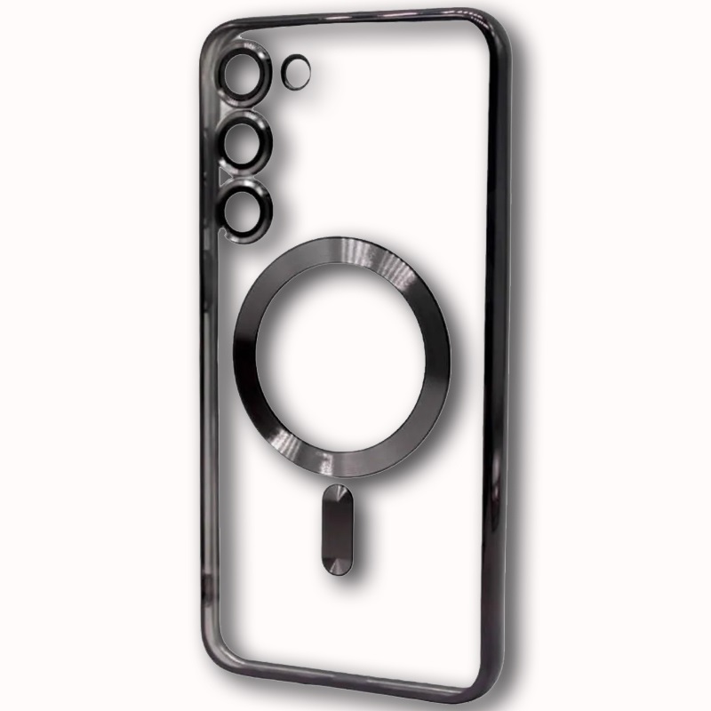 MAGSAFE SILIKON SAMSUNG S23 PLUS CRNA SA ZASTITOM KAMERE