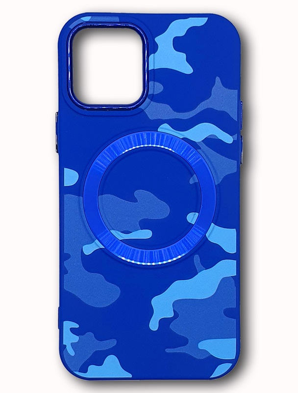 CAMO 12/12 PRO SILIKON IPHONE PLAVA #1