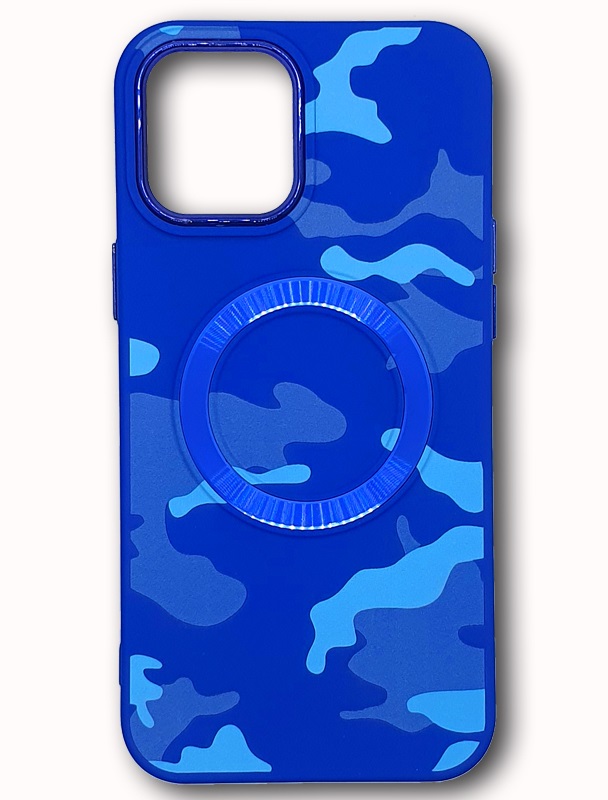 CAMO 12 PRO MAX SILIKON IPHONE PLAVA #1