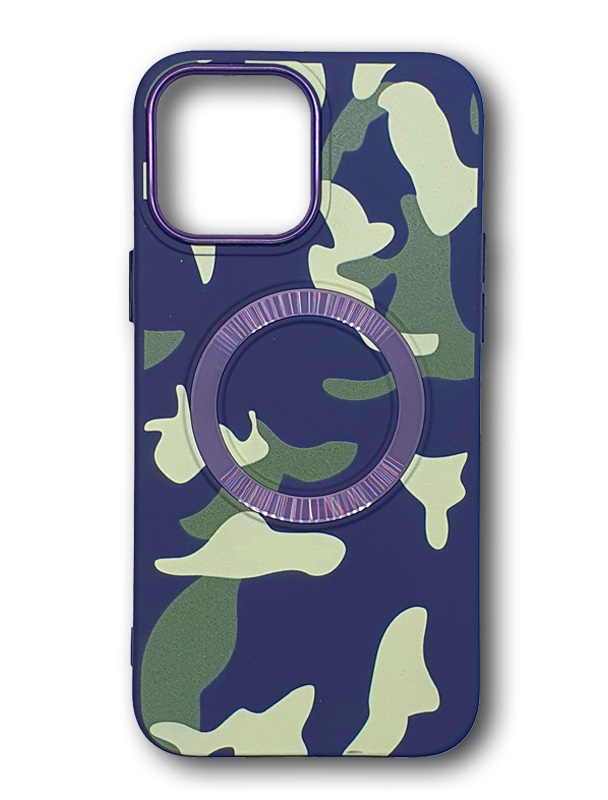 CAMO 13 PRO MAX SILIKON IPHONE PLAVA+ZELENA #6