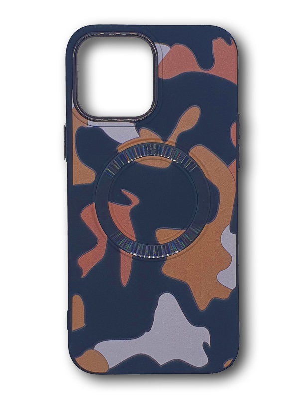 CAMO 13 PRO MAX SILIKON IPHONE ZELENA+SMEDJA #10