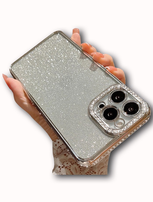 SHINING CIRKON 13 PRO SILIKON IPHONE SREBRENA