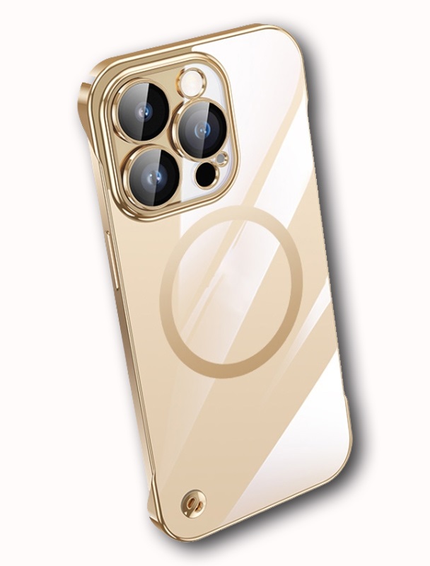 FRAMELESS 13 PRO ZLATNA IPHONE FUTROLA