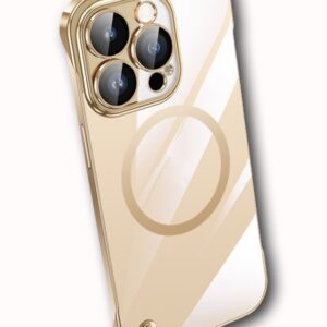 FRAMELESS 14 PRO ZLATNA IPHONE FUTROLA