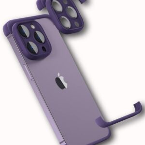 LENS PROTECTOR IPHONE 13 PRO LJUBICASTA SILIKONSKA ZASTITA