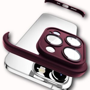 LENS PROTECTOR IPHONE 13 PRO BORDO SILIKONSKA ZASTITA