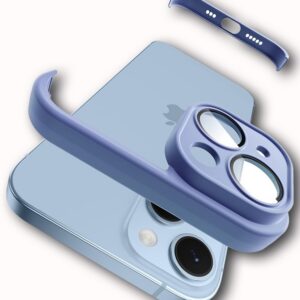 LENS PROTECTOR IPHONE 14 PLAVA SILIKONSKA ZASTITA