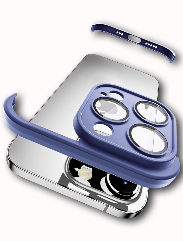 LENS PROTECTOR IPHONE 14 PRO PLAVA SILIKONSKA ZASTITA