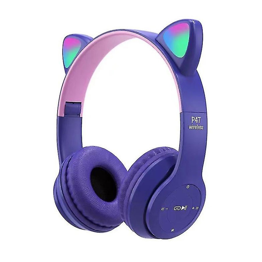 SLUSALICE CAT EAR P47 LJUBICASTA