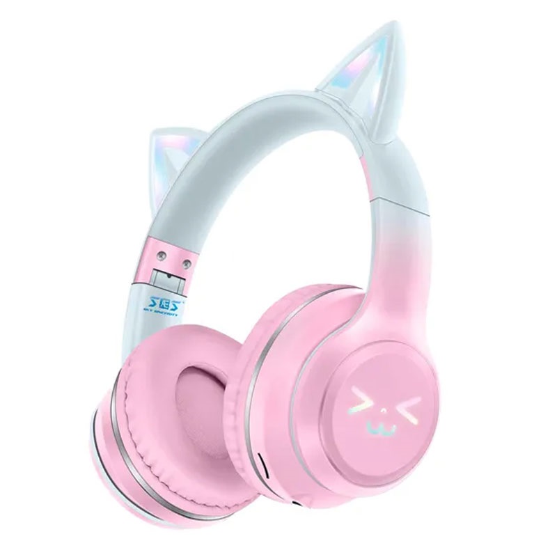 CAT EAR SLUSALICE BLUETOOTH HZ-BT612 PINK