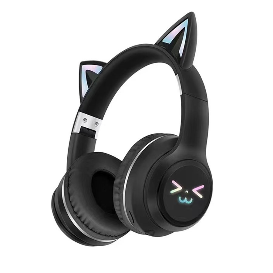 CAT EAR SLUSALICE BLUETOOTH HZ-BT612 CRNA
