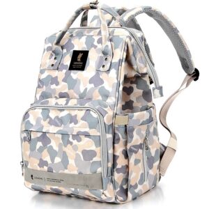 KINGSLONG PUTNICKI RUKSAK ZA MAME I BEBE KLB190228GR- CAMO SIVA