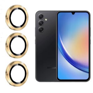 POSITIONER STAKLO KAMERE METAL SAMSUNG A34 ZLATNA