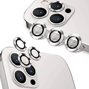POSITIONER STAKLO KAMERE METAL IPHONE 15 PRO/15 PRO MAX SREBRENA