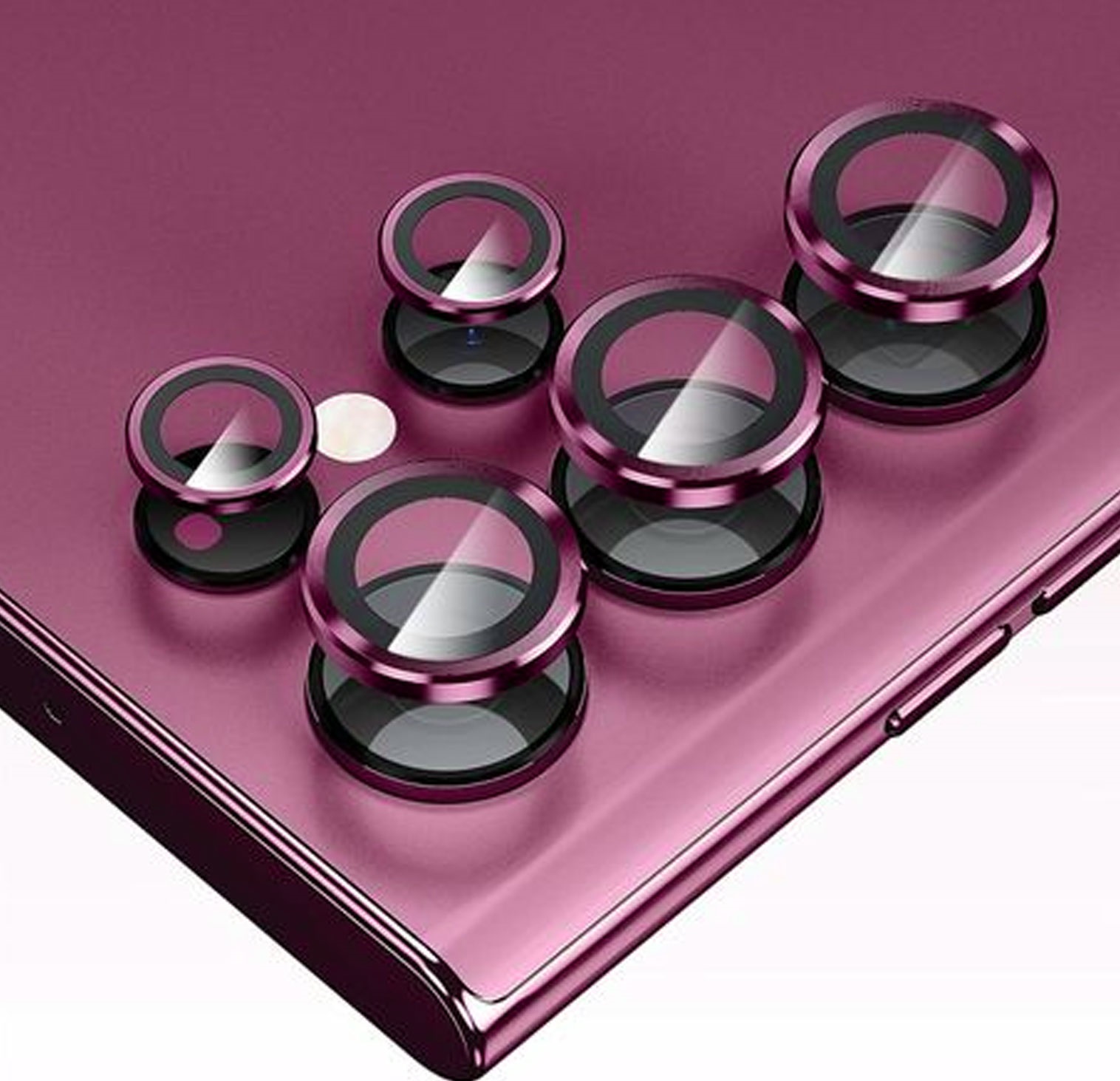 POSITIONER STAKLO KAMERE METAL SAMSUNG S22 ULTRA PINK