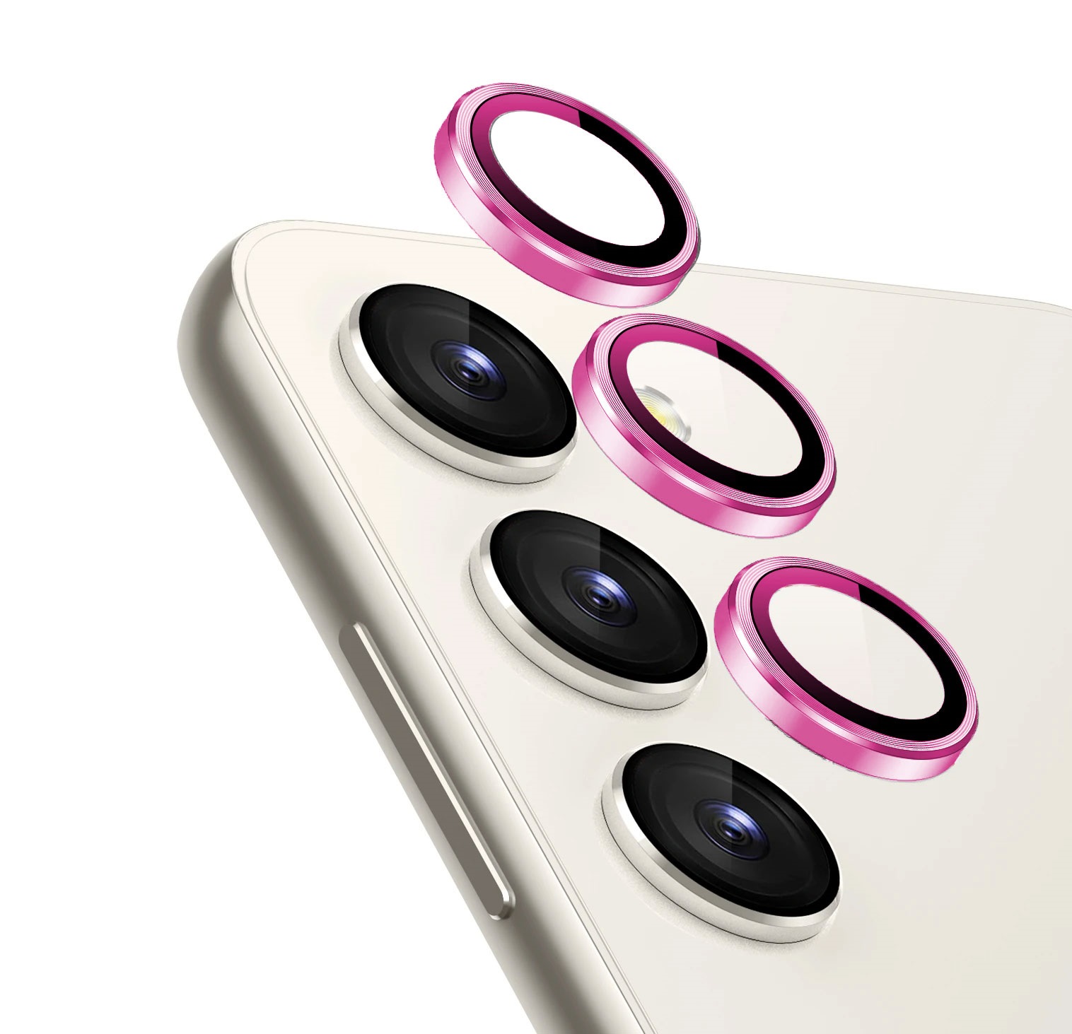 POSITIONER STAKLO KAMERE METAL SAMSUNG S23 PINK