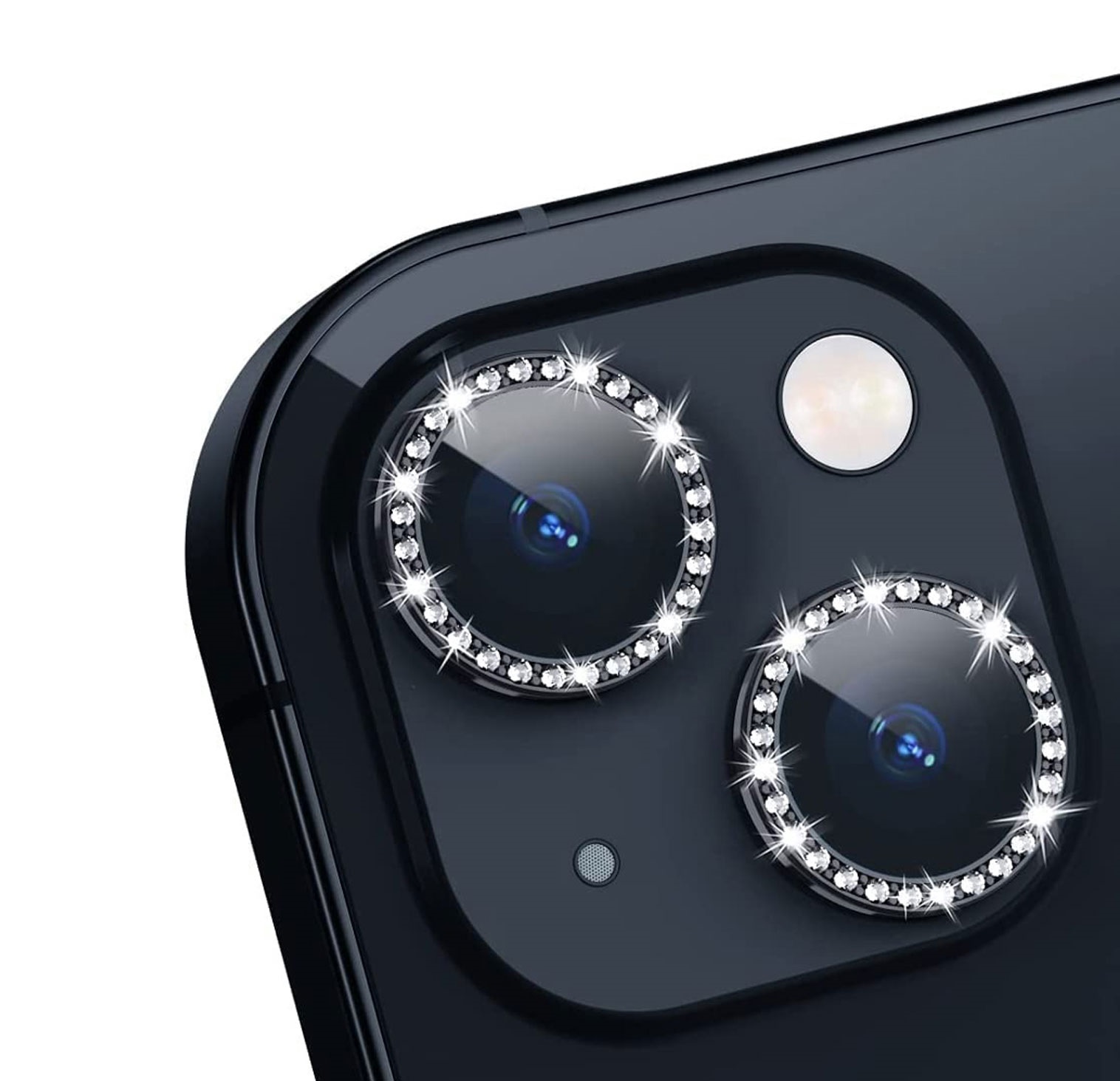 POSITIONER STAKLO KAMERE DIAMOND IPHONE 14 /14 PLUS CRNA