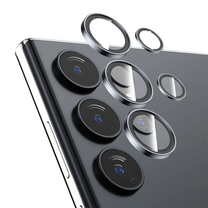 POSITIONER STAKLO KAMERE METAL SAMSUNG S24 ULTRA CRNI