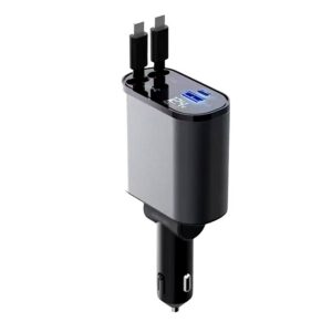 SUPER FAST CHARGE CAR CHARGER 4IN1 120W