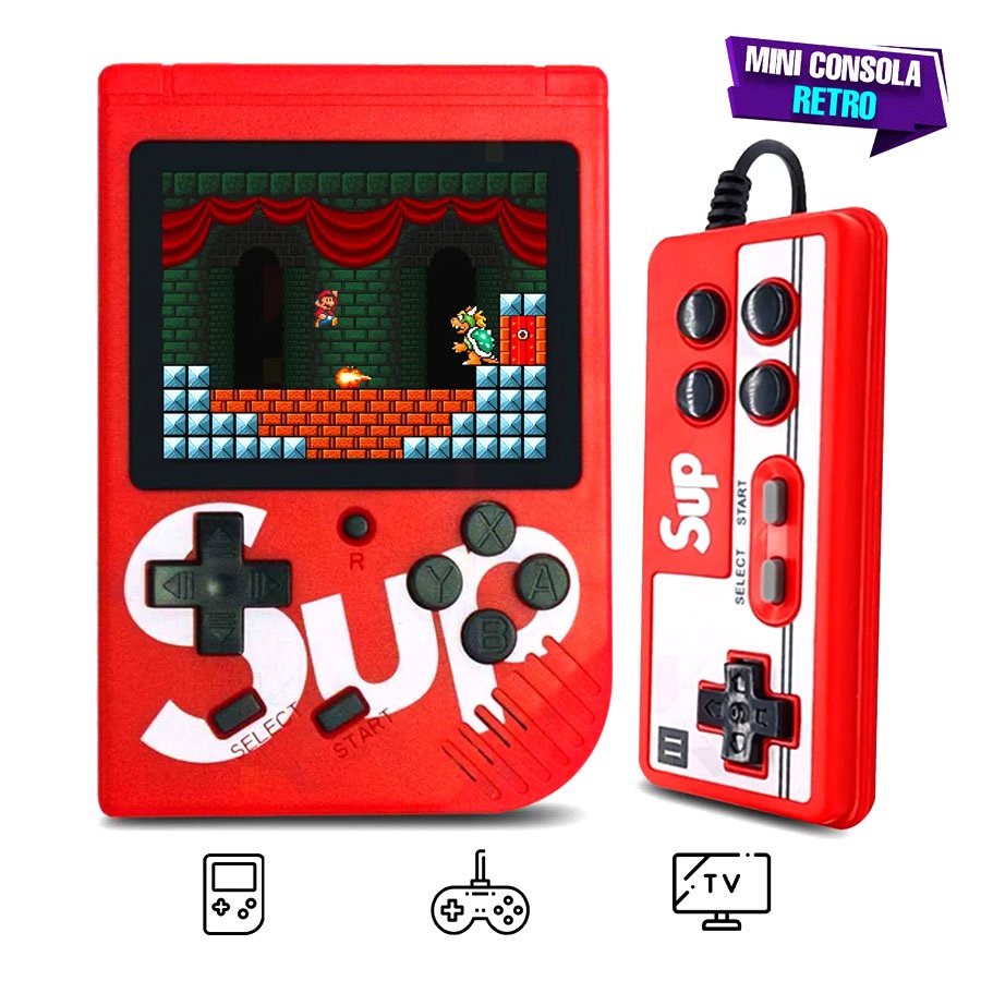 KLASICNE IGRE 400U1 GAMEBOX CRVENI