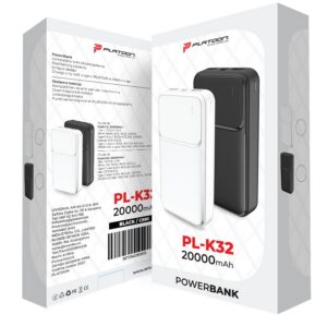 POWERBANK PL-K32 20000MAH PLATOON BIJELI
