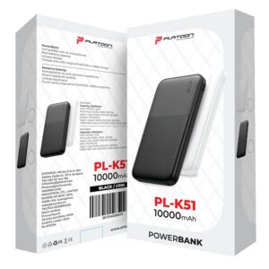 POWERBANK PL-K51 10000MAH PLATOON BIJELI